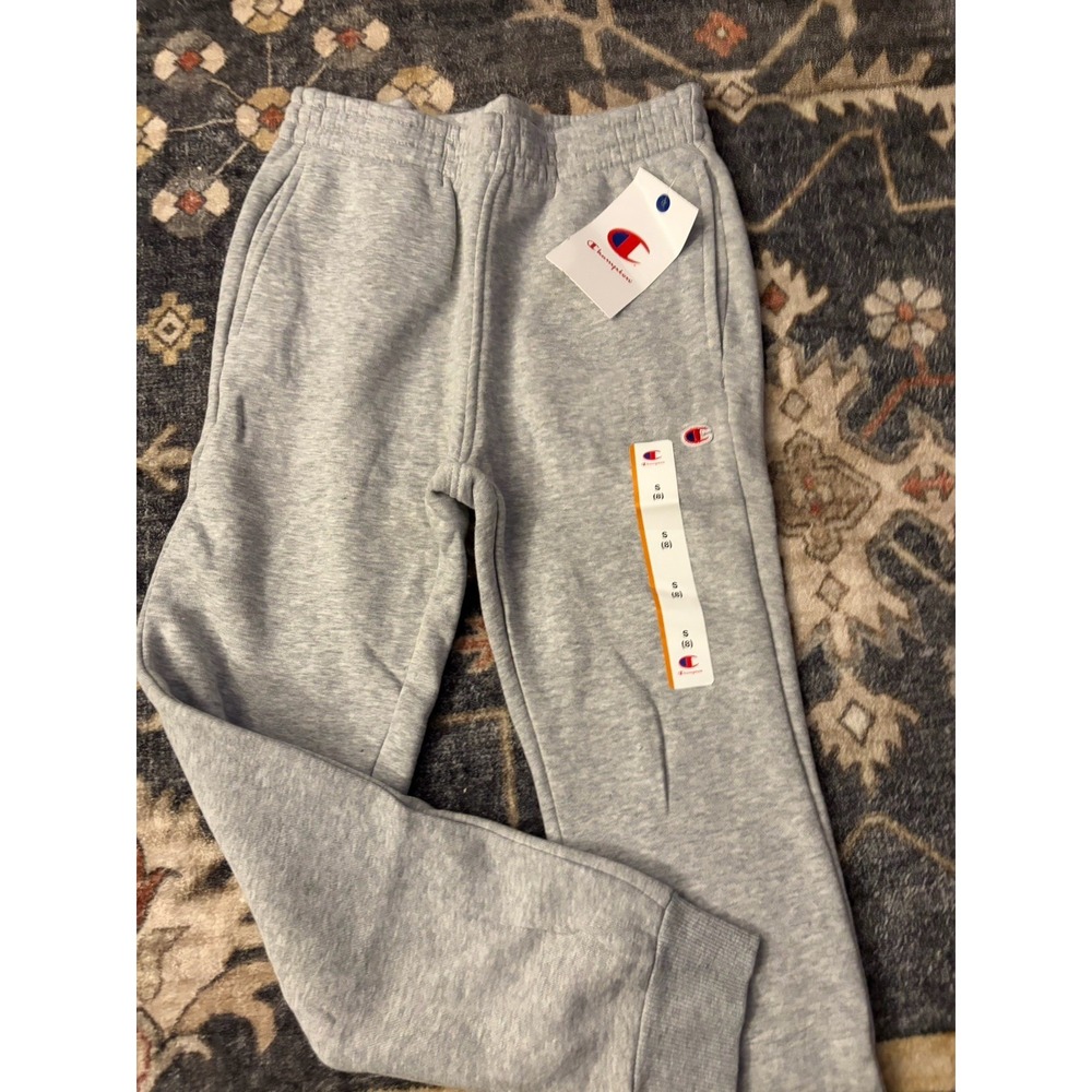 Champion Boys Size 8 Gray Sweatpanfs Joggers